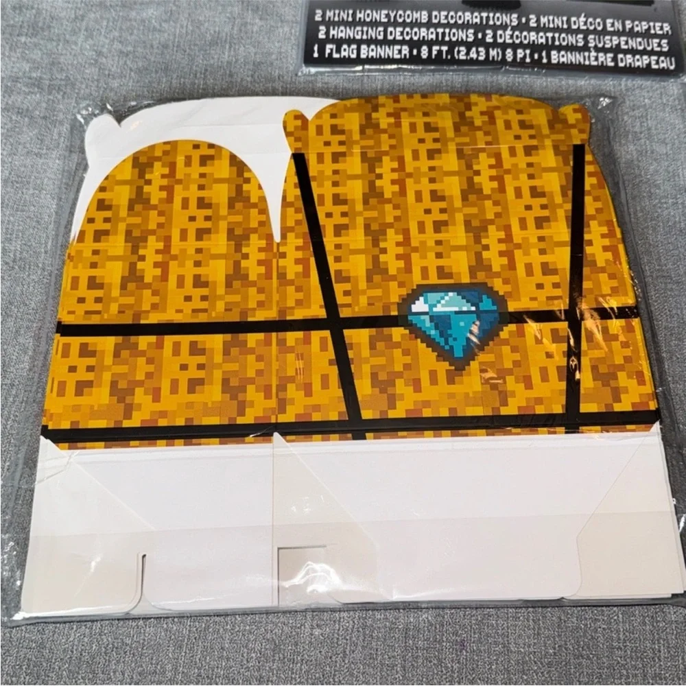 Minecraft Birthday Party Decorations and Party Favor Gift Boxes